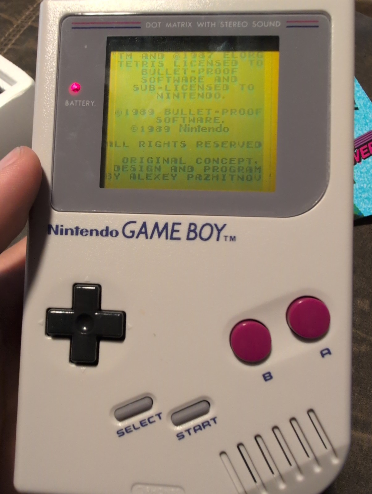 Nintendo Game Boy Handheld System Gray DMG-01 Complete in Box CIB Read Below
