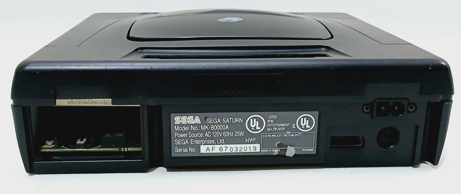 Sega Saturn Console System Model MK-80000A – For parts only