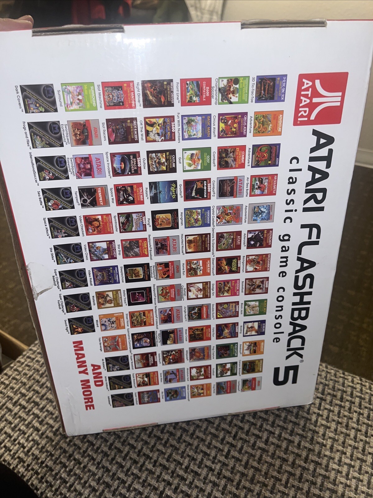 Atari Flashback 5 Classic Game Collector’s Edition Black & Red Console