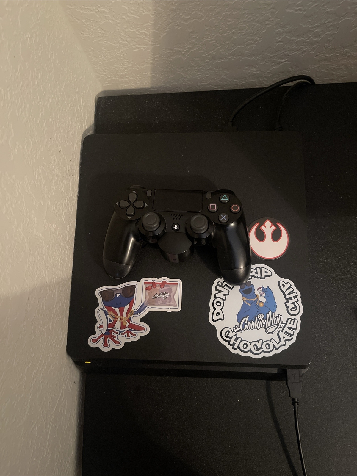 PlayStation 4 Slim, DualShock 4 Controller ,and Paddles(Good Condition)