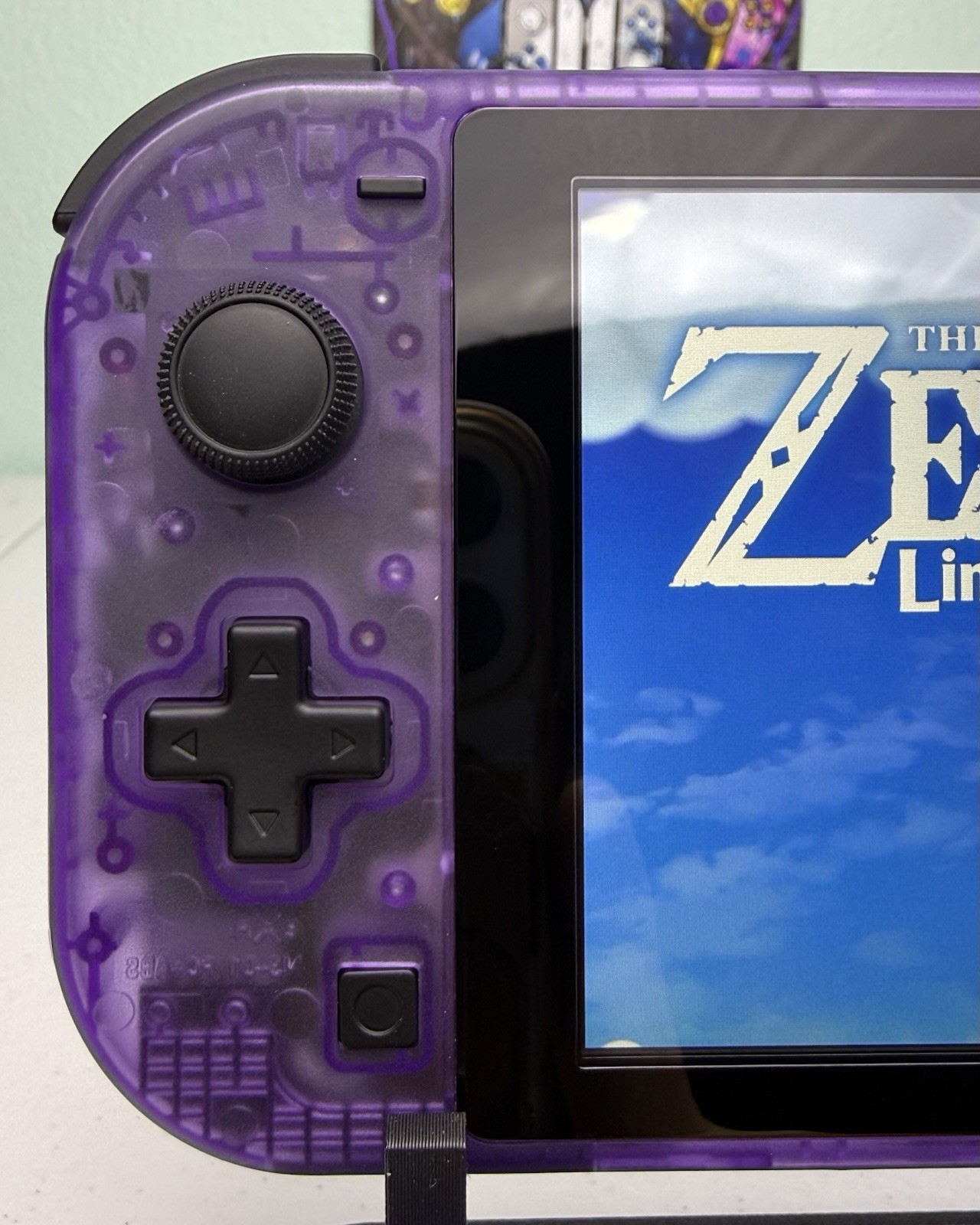 Atomic Purple – Black Accent – Hall Effect NoDRIFT analogue – Custom Switch Lite