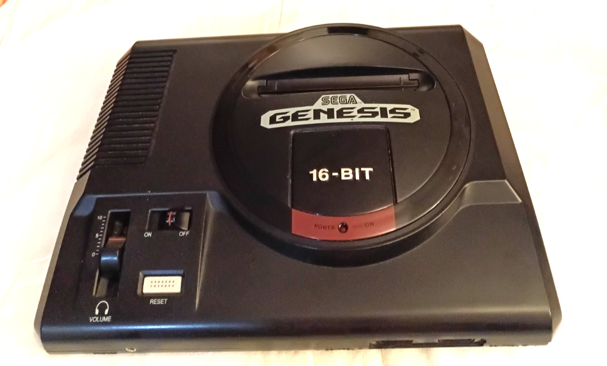 Sega Genesis 1 Console Model 1601 16-Bit With Sega Power Supply Work Perfectly!