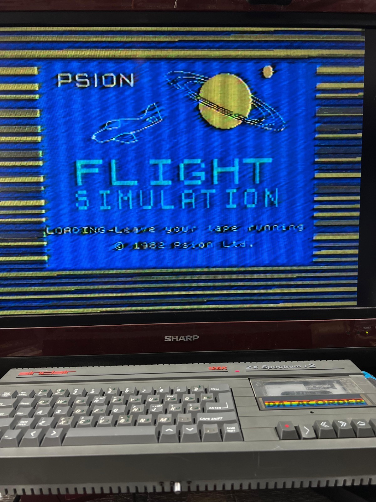 SINCLAIR ZX SPECTRUM +2 128K COMPUTER GAME VINTAGE Arabic & English