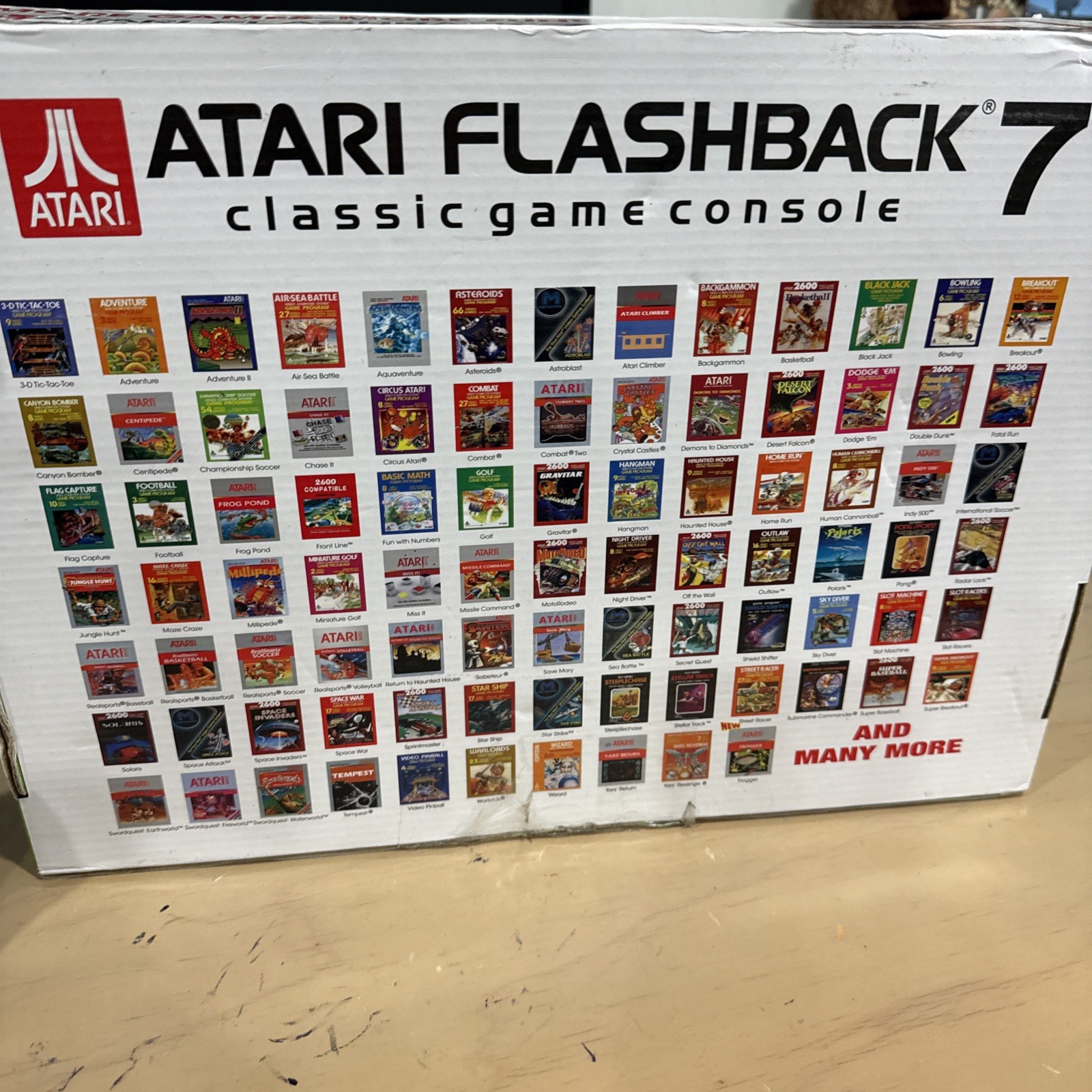Atari Flashback 7 Classic Game Console Deluxe Plug N Play Tested