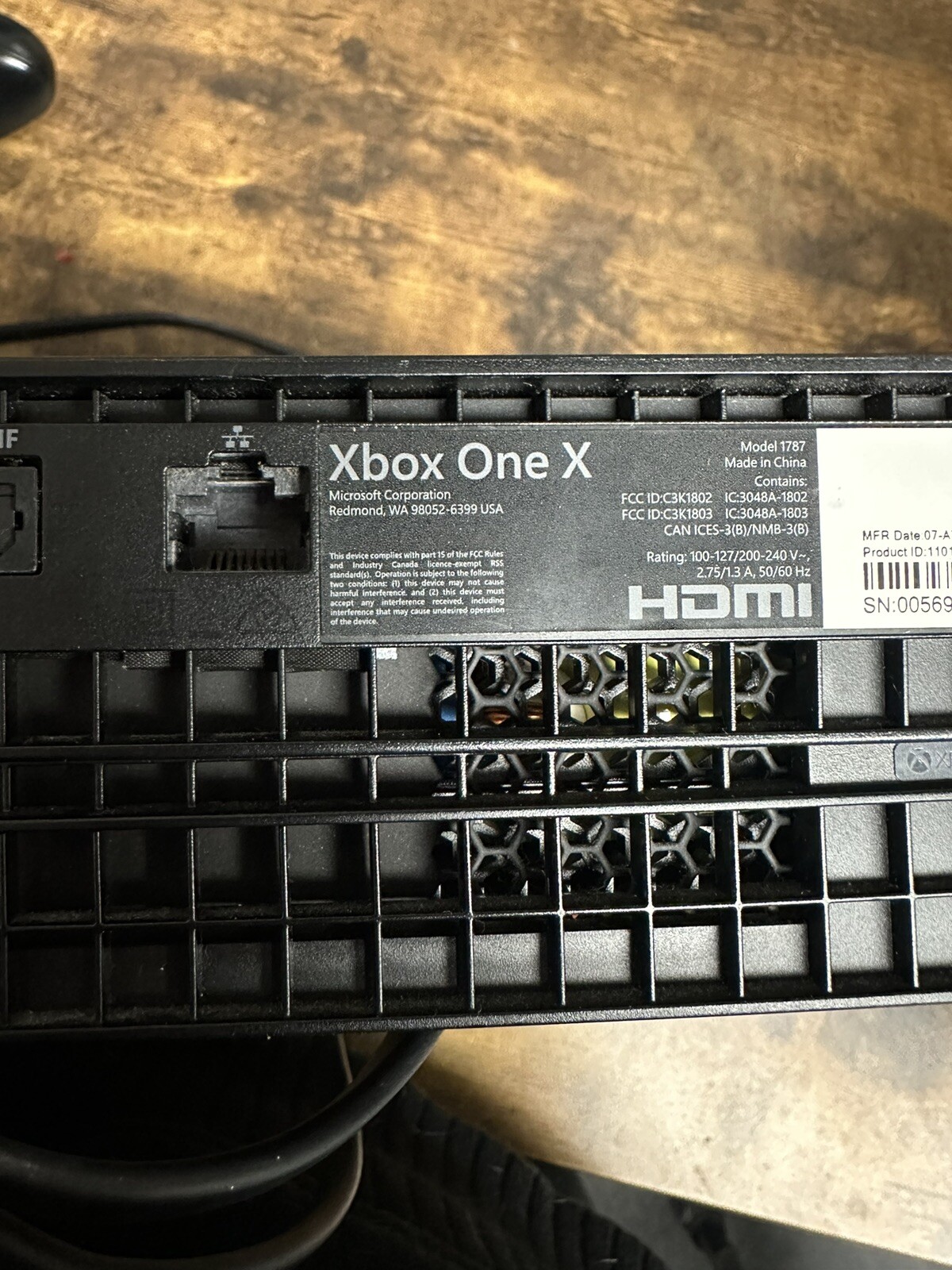Microsoft Xbox One X 1TB Console – Black With 2 Controllers