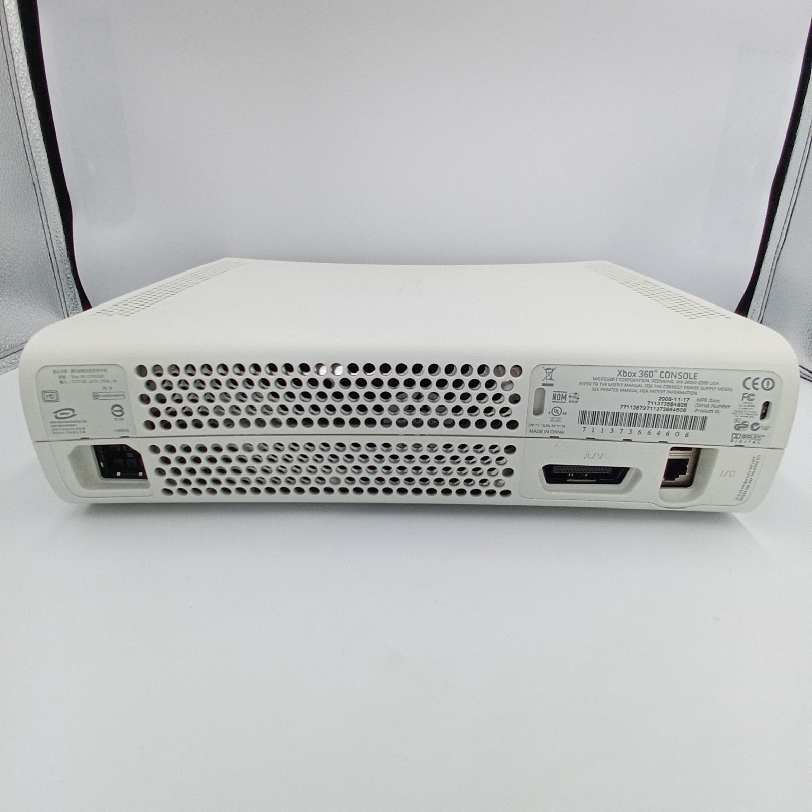 Microsoft Xbox 360 White Console Core System Boxed With Game Japanese Tested