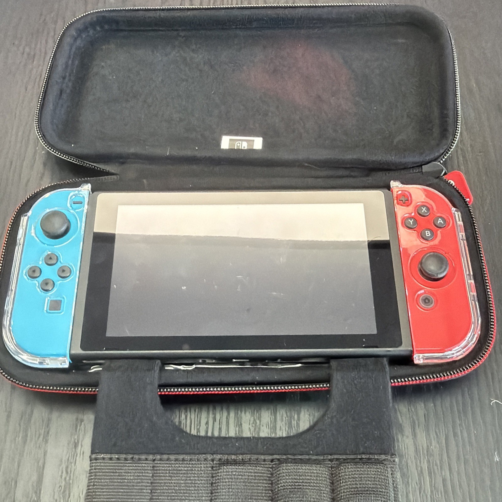 Nintendo Switch Console Gaming System HAC-001(-01) Red Blue + Controller Headset