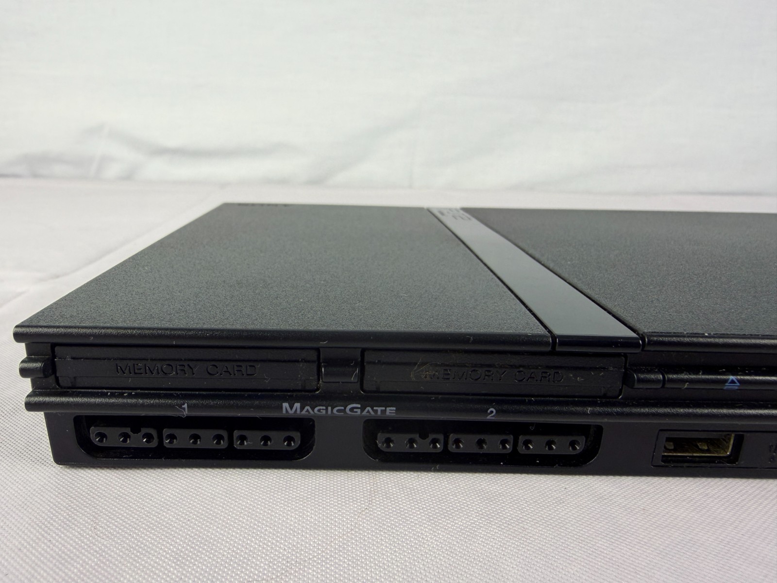 Play Station 2 Slim Bundle With One Controller Tested Working