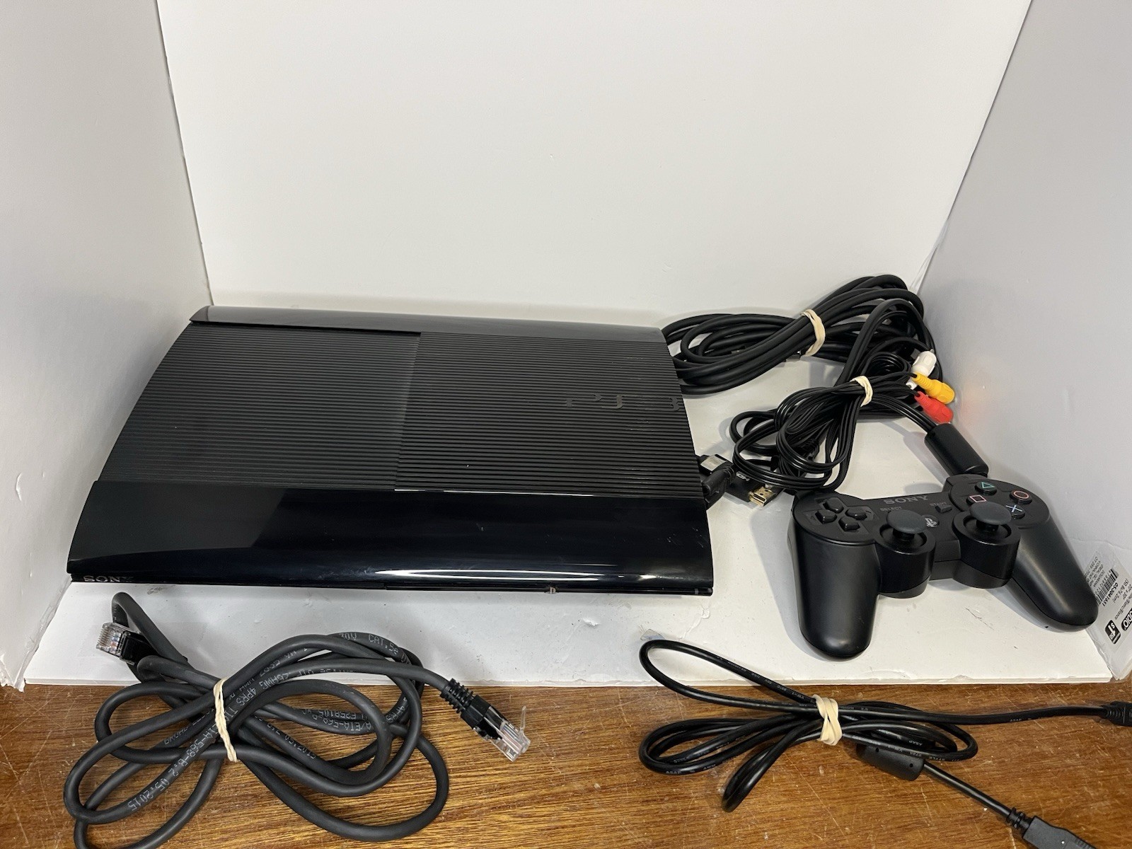 Sony PlayStation 3 PS3 Super Slim CECH 4201A 12GB Console Tested & Working!