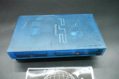 Junk PlayStation PS2 SCPH-37000 Ocean Blue JAPAN
