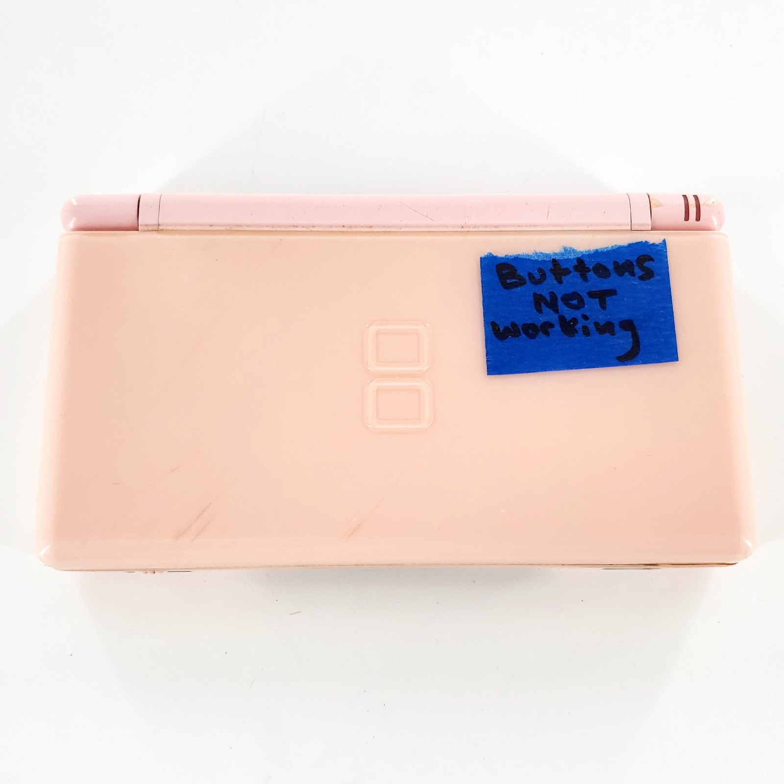 Nintendo DS Lite Console Coral Pink *Buttons Not Working* AsIs Parts/Repair READ