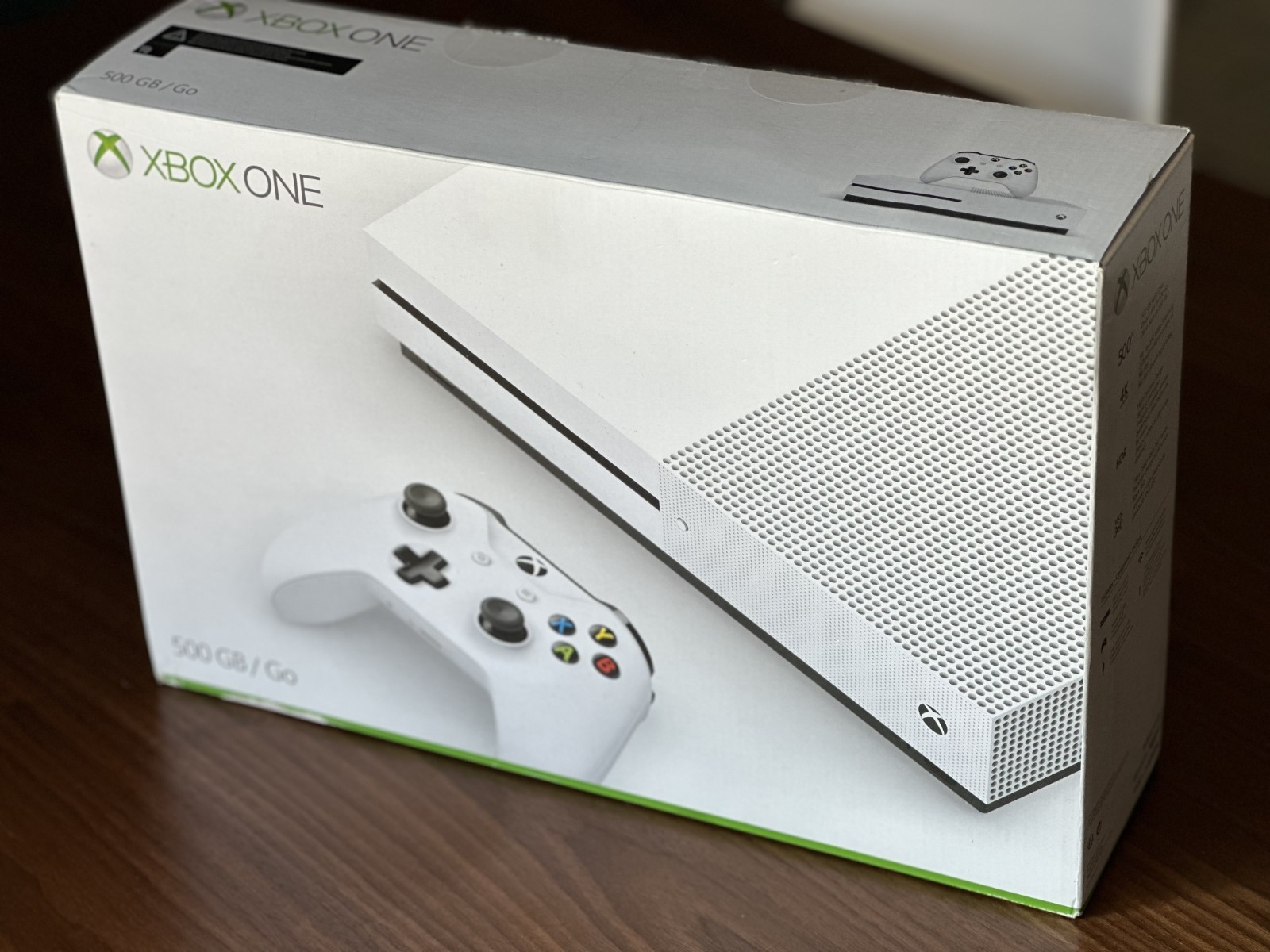 Microsoft Xbox One S 500GB White Console Complete in Original Box + 4 Games