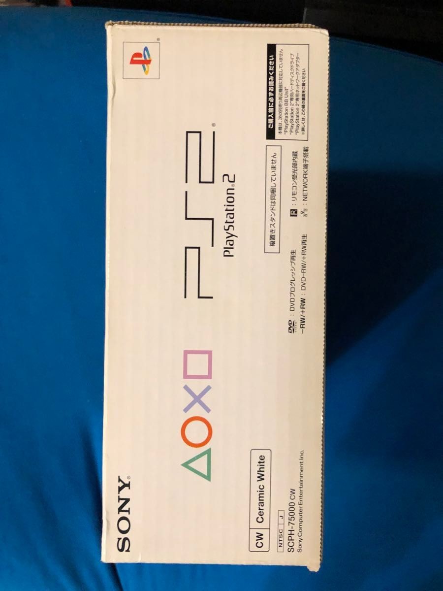 Excellent condition, manual unopened, working condition, PS2 SCPH-75000 white,