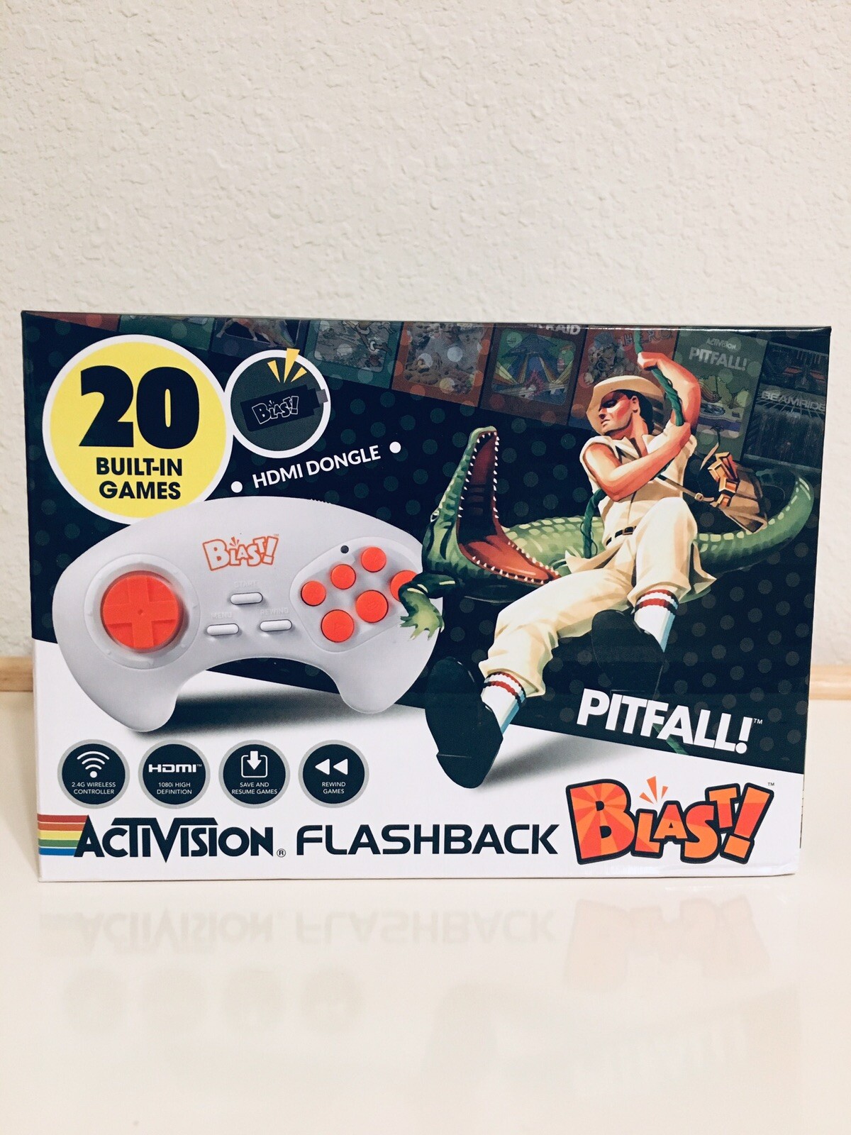 Activision FLASHBACK BLAST! Pitfall, RiverRaid, 20 Built-in Retro Games HDMI WOW
