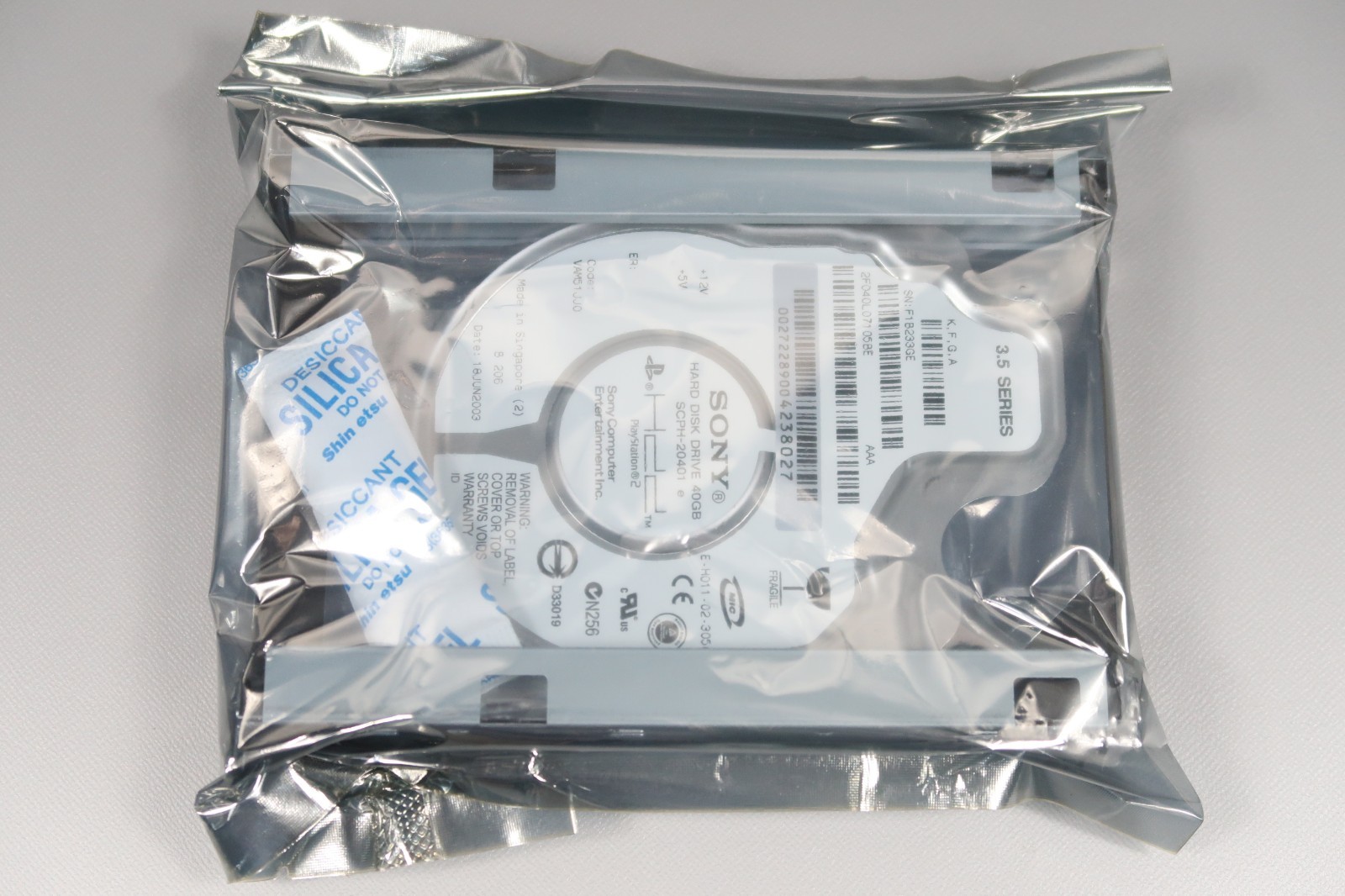 SONY PS2 Playstation 2 HARD DISK DRIVE SCPH-10400 40GB New Black Case F/S
