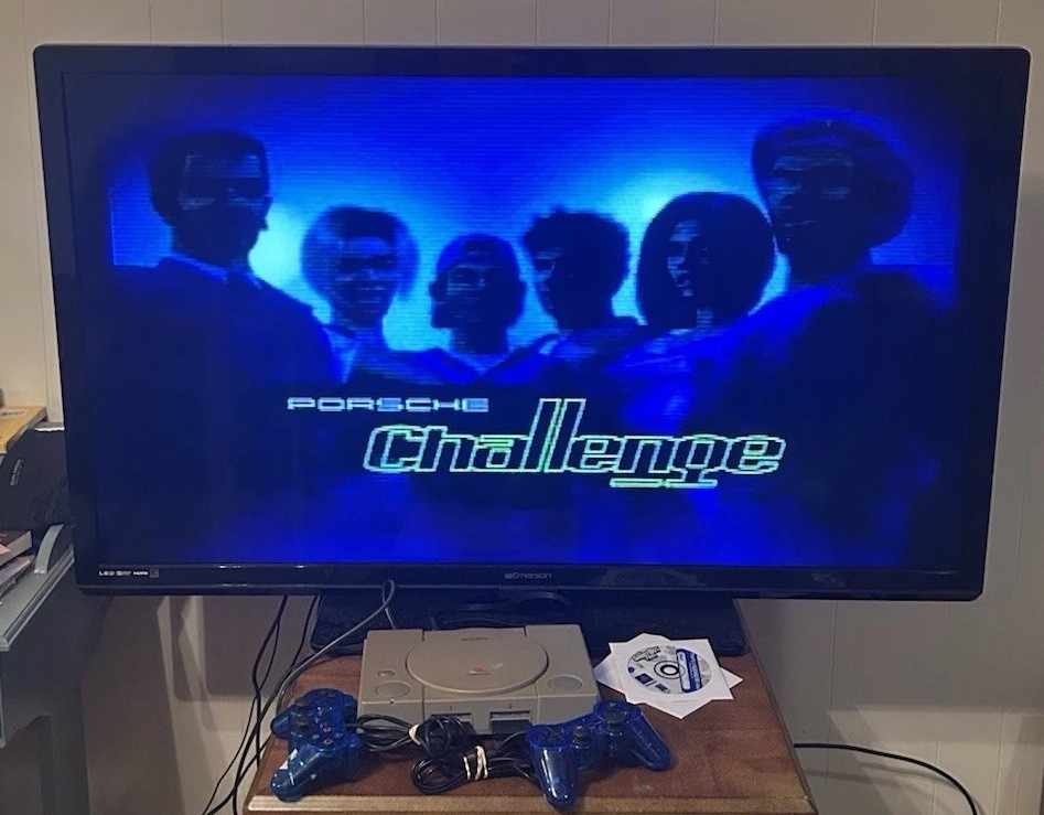Sony Playstation One PS1 Console Bundle 2 Controllers 2 Games SCPH-9001