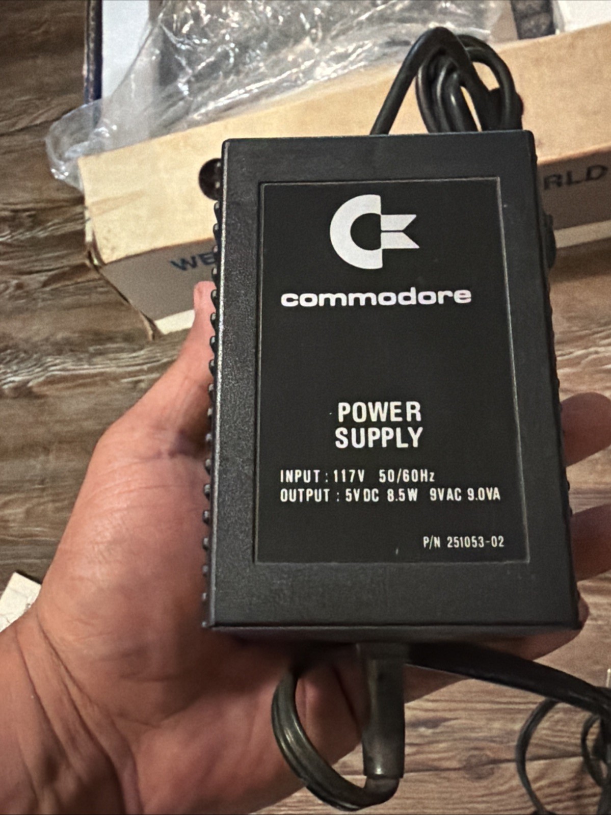 Commodore 64 Retro Computer With Command Overlay Strip PSU & Registration