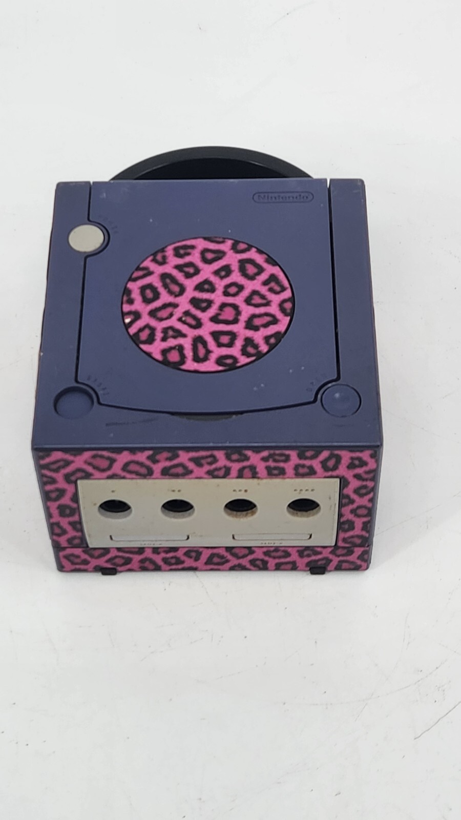 Nintendo GameCube Console DOL-001 Custom Pink Leopard Print