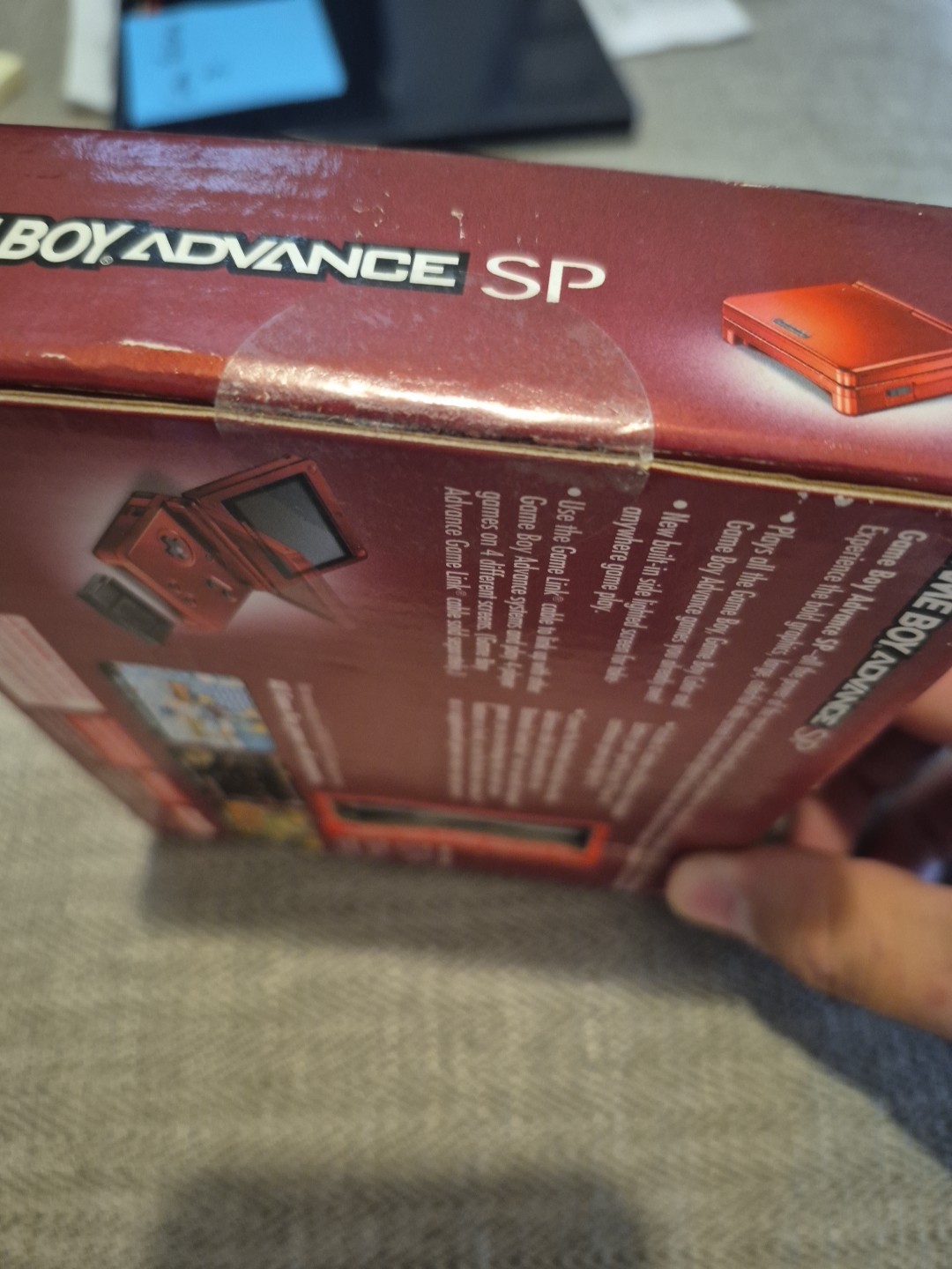 Nintendo GameBoy Advance SP Flame Red NEW & SEALED