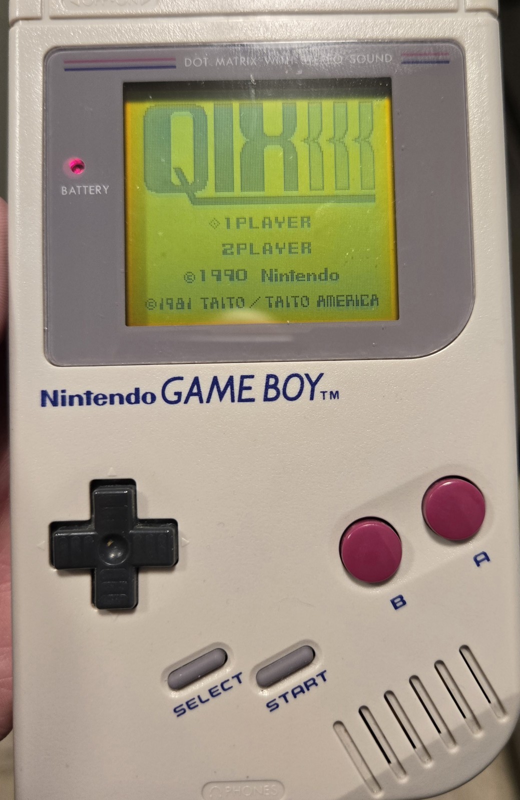 Nintendo Game Boy Launch Edition System + 6 Working Games | Great Condition