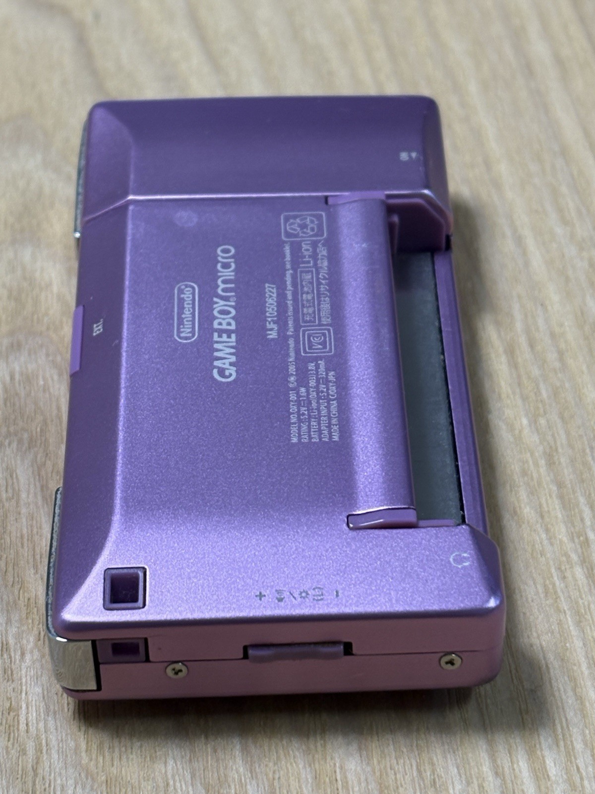 Nintendo Game Boy Micro Purple Console Charger Tested Working Japanese