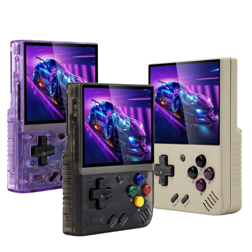 Mini Plus Retro Game Console – 3.5″ IPS Screen, 480mAh Battery, Cart Holder