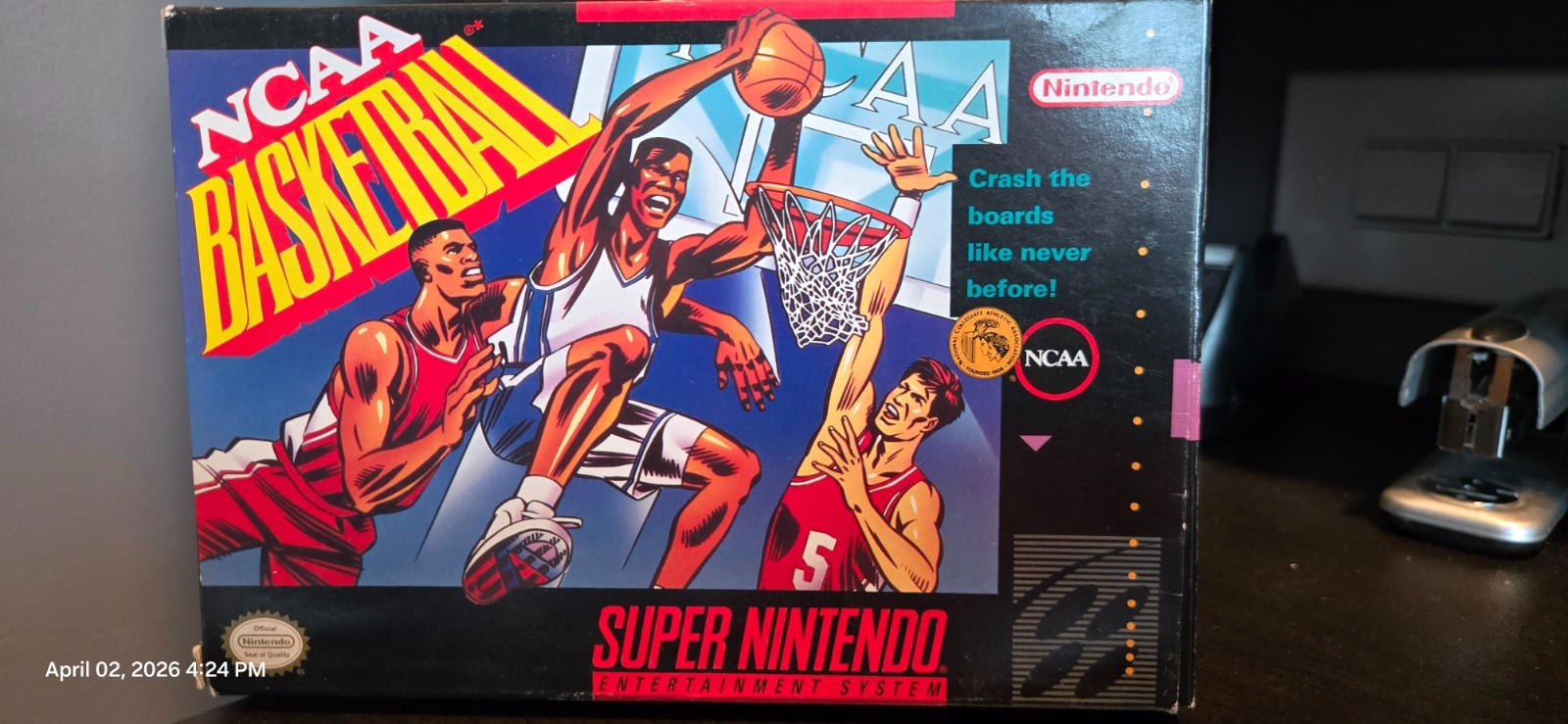 1991 SNES SUPER NINTENDO SUPER SET CONSOLE SET CIB W/ INSERTS & 4 Bonus Games