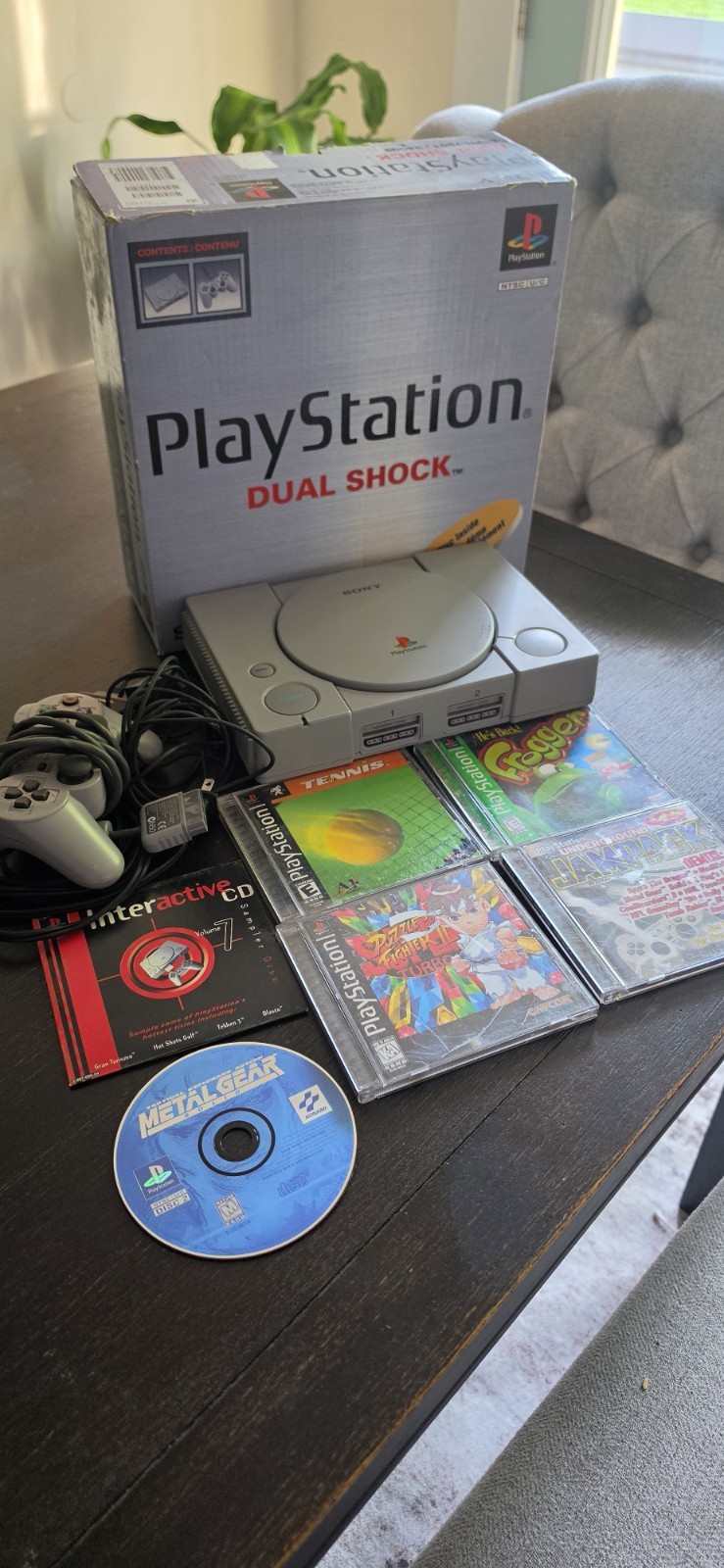 Sony PlayStation 1 PS1 Bundle – Matching Serial Box, Tested & Working