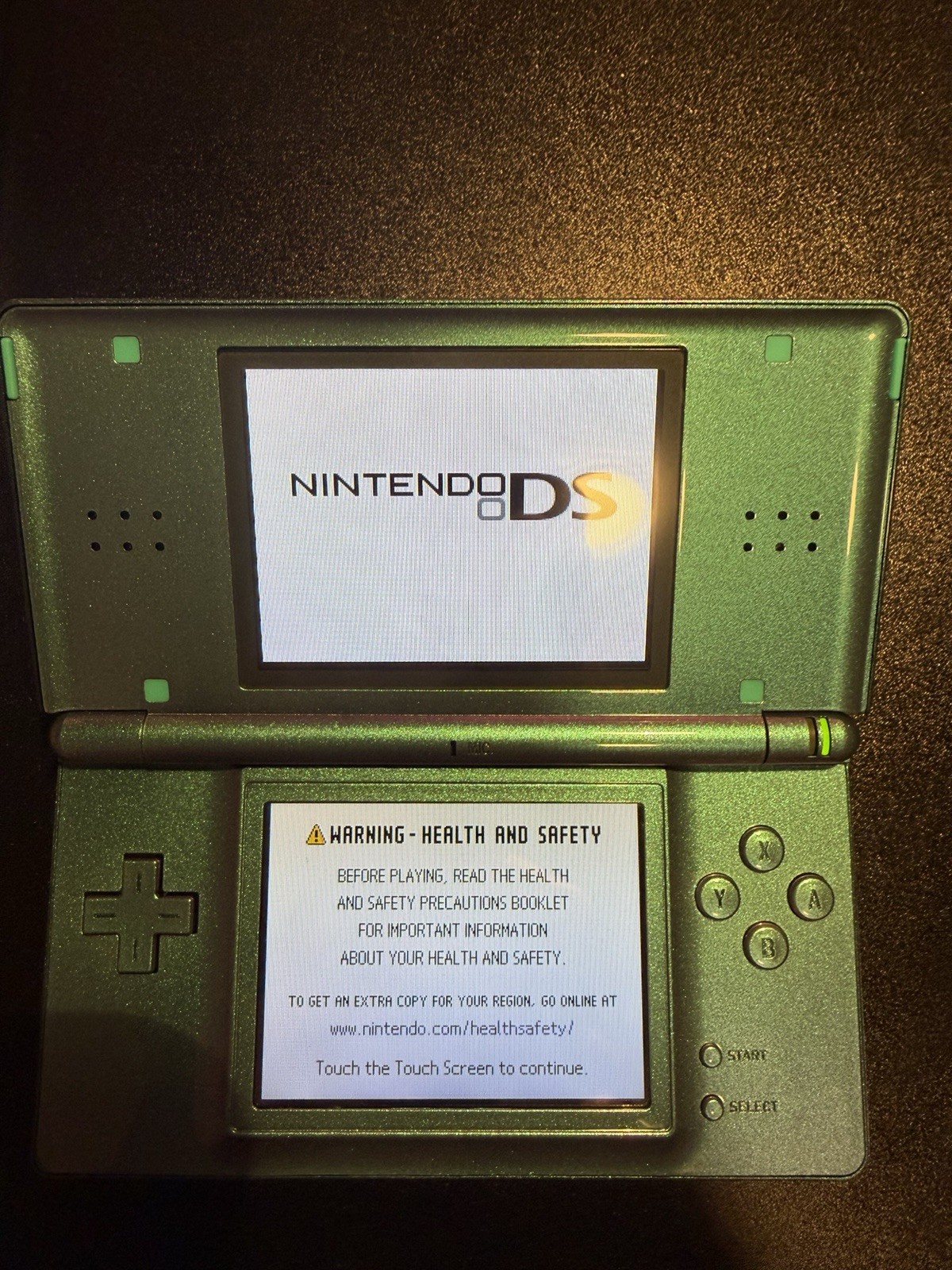 New battery and case- DS LITE – Chameleon Green Purple