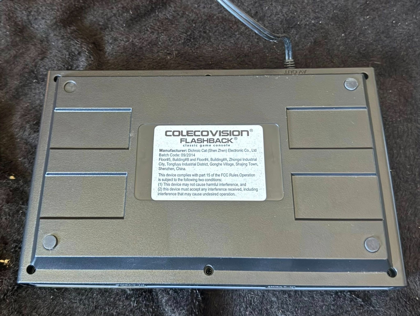 ColecoVision Flashback Classic Game Console Only 60 Built-In Games UNTESTED