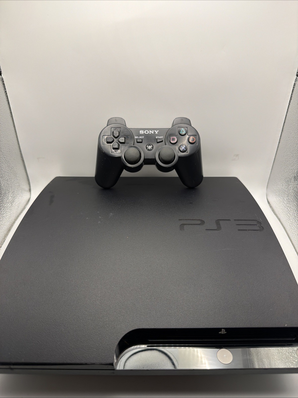 Sony PlayStation 3 – Slim 250GB Console – Black Tested Working W/ Controller