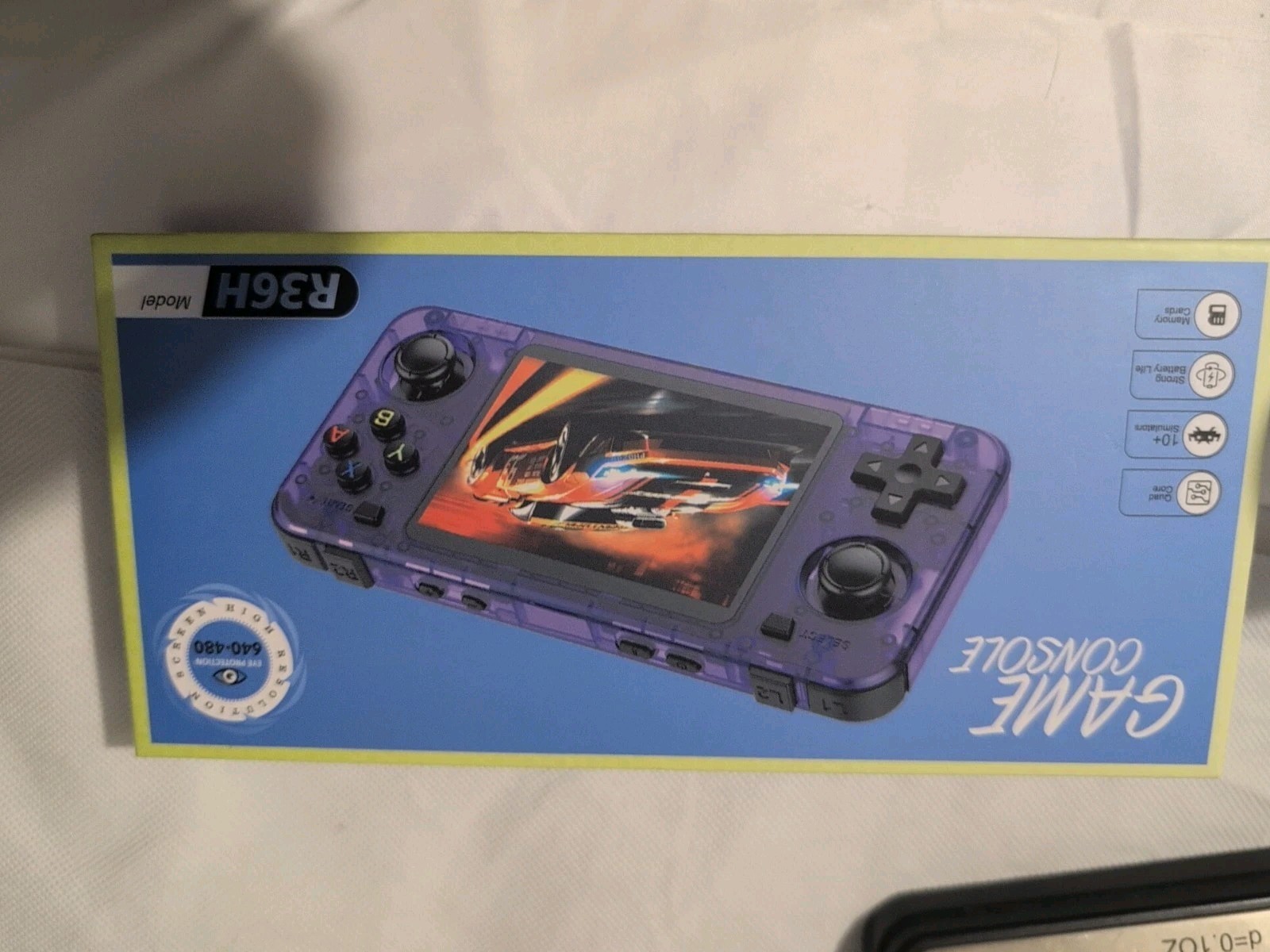 NEW R36H Retro Handheld Console Linux 3.5″ IPS 64G 15000+ Games Portable Player