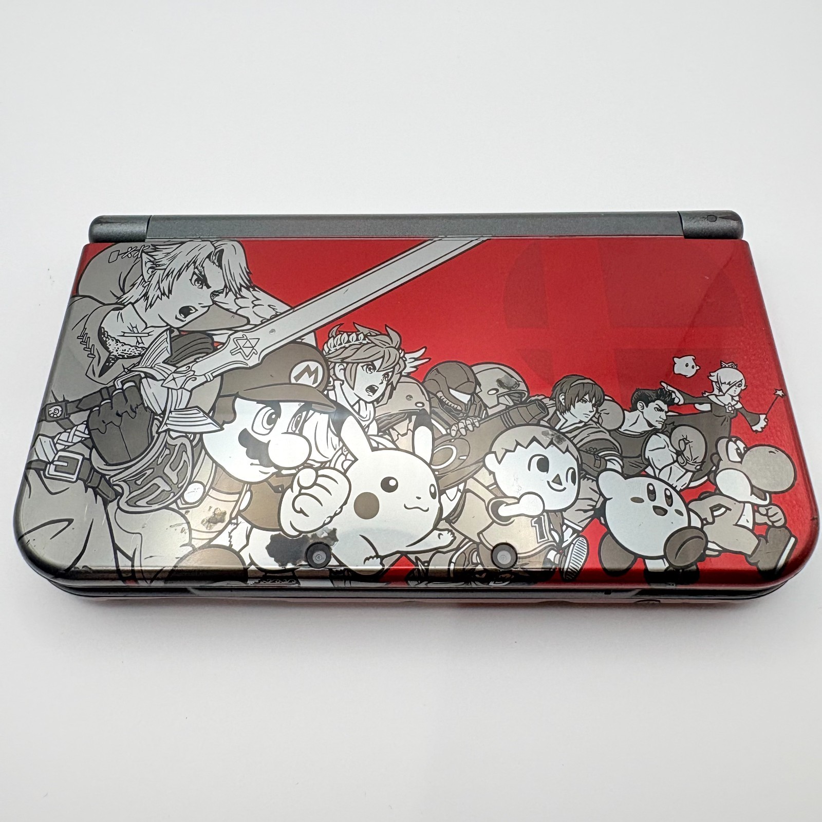 Used Limited Edition New Nintendo 3DS LL XL Smash Bros Japan Tested Authentic