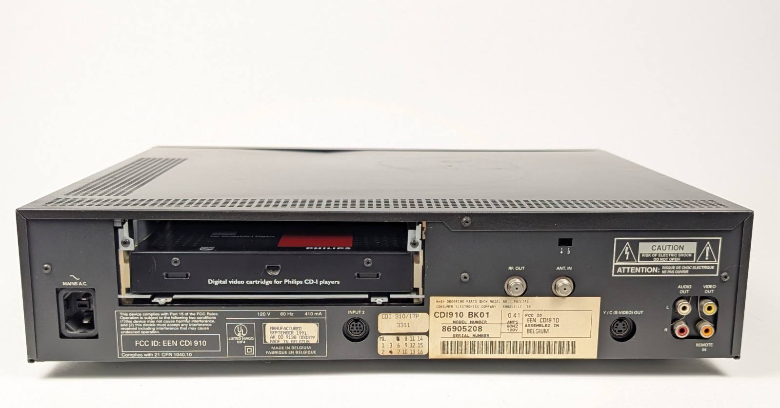 Philips CDI 910 CD Interactive Player Console Tested Working No Remote