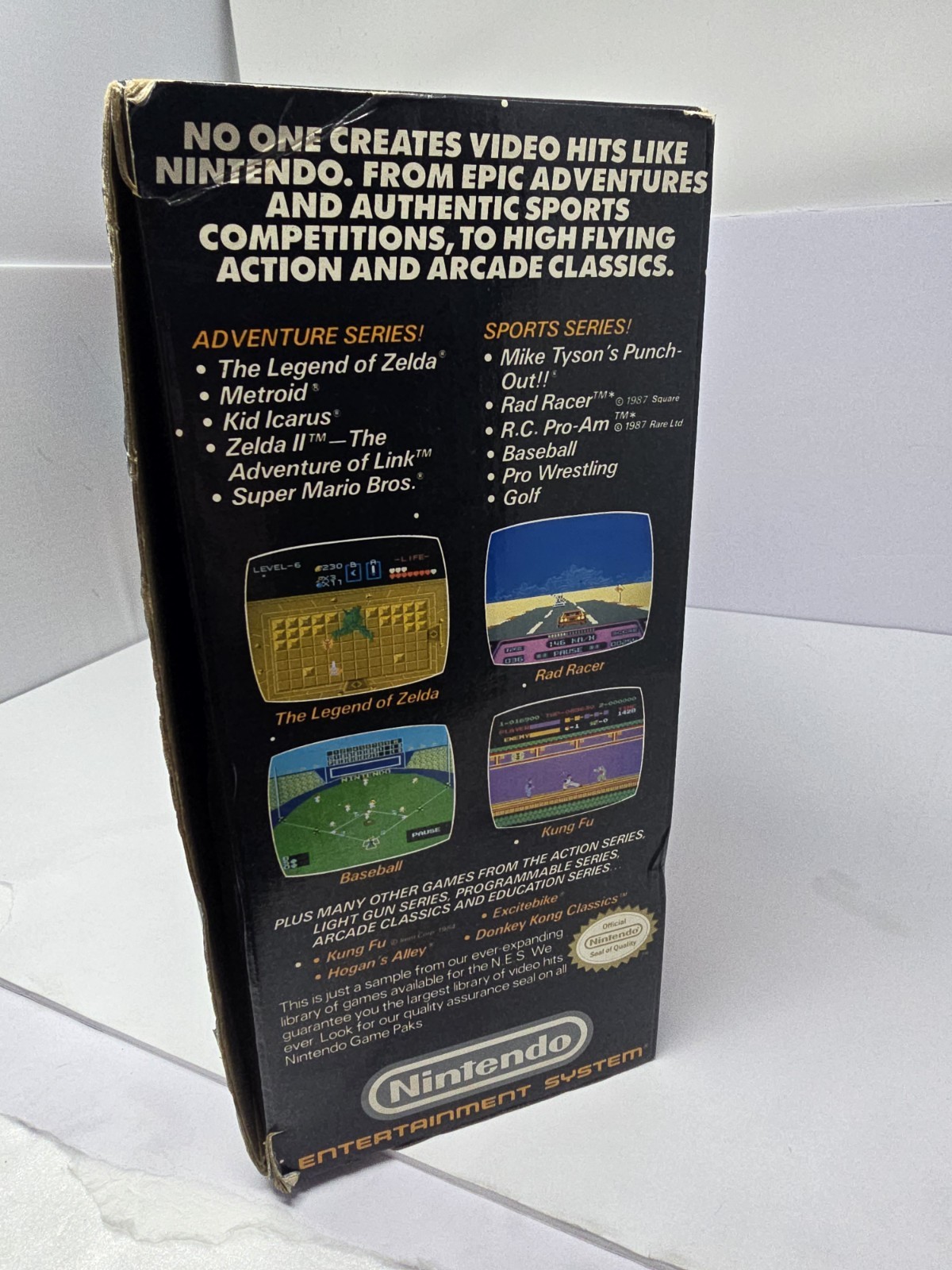 NES Nintendo Entertainment System Console Action Set Complete CIB Box W Mario