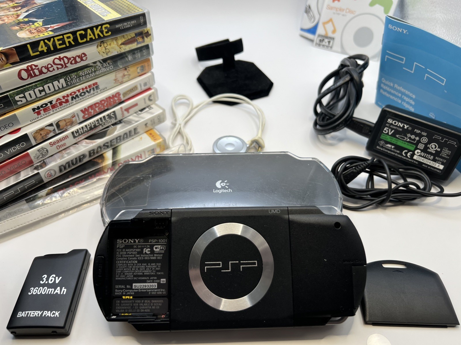 PSP 1001 Console 100% CIB Complete and All Original in Box Virtually UNUSED MINT