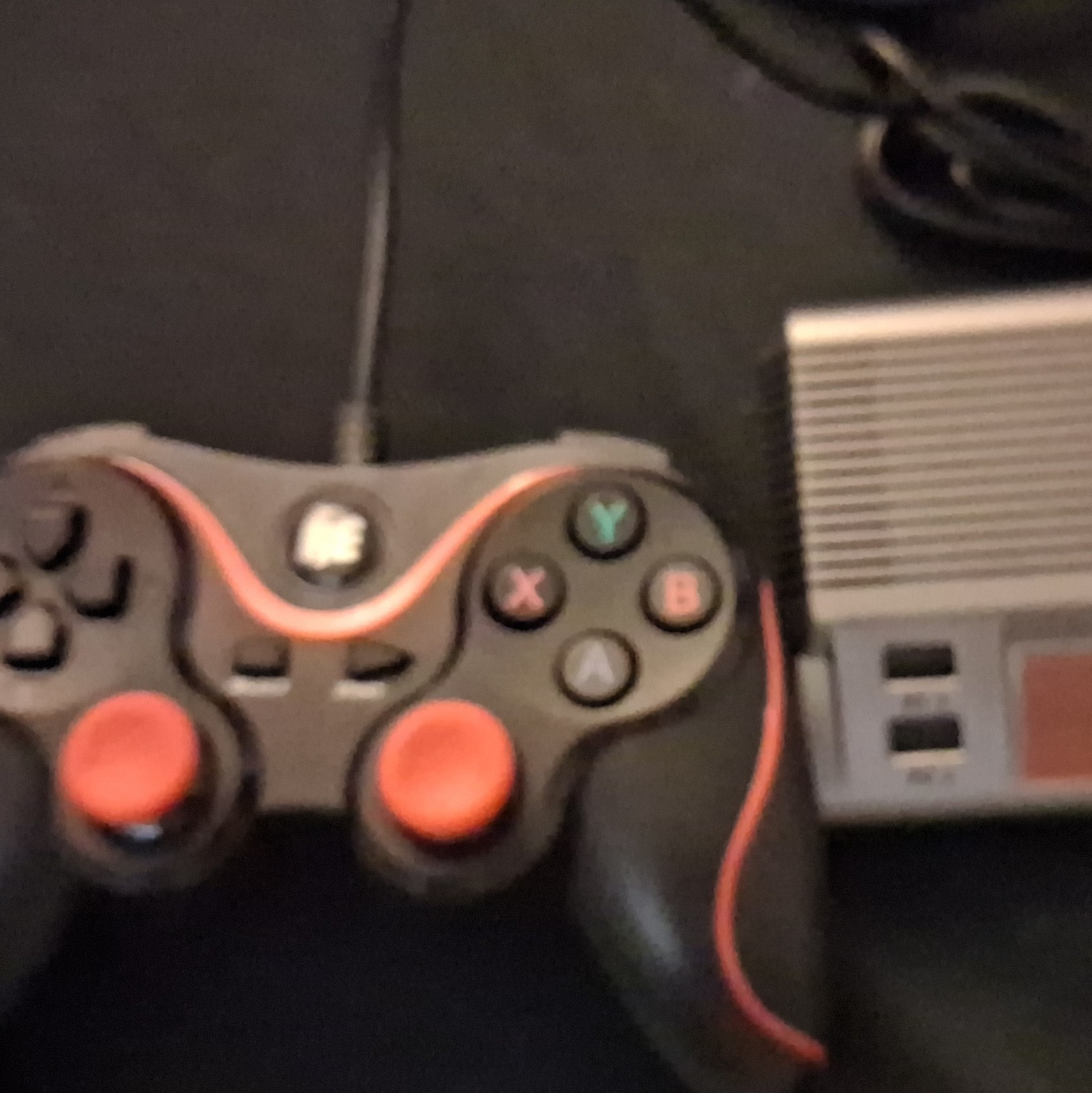 RetroEngine Microconsole Wired Two Controller Ports Gray/Brown
