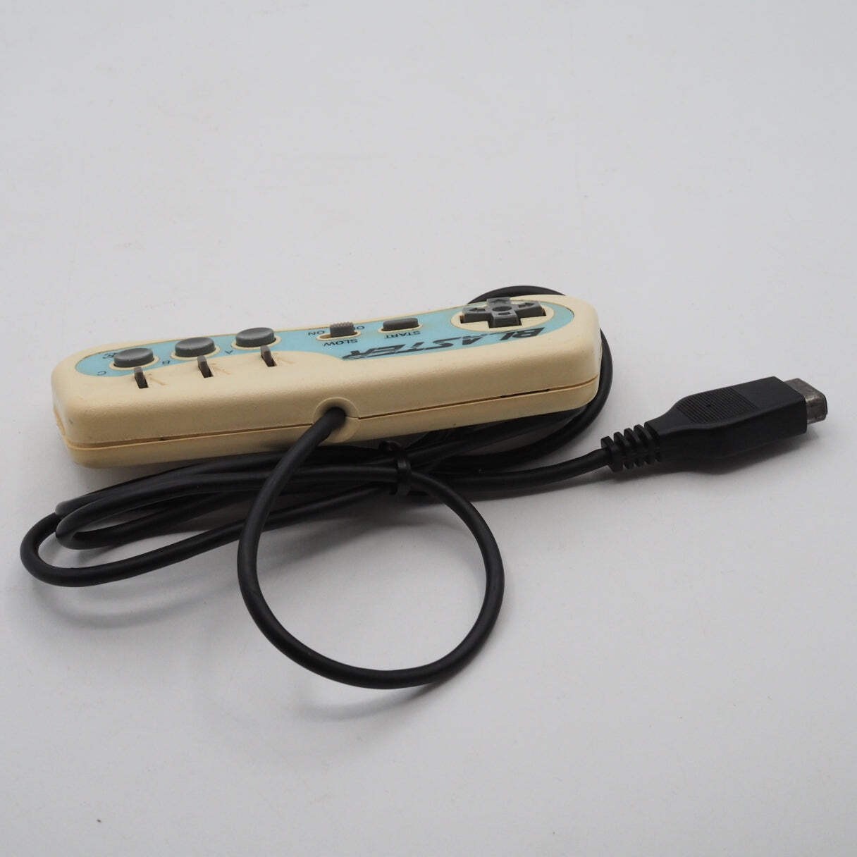 BLASTER Controller ACS-01 White Ace Denshi For SEGA Mega Drive Tested Working