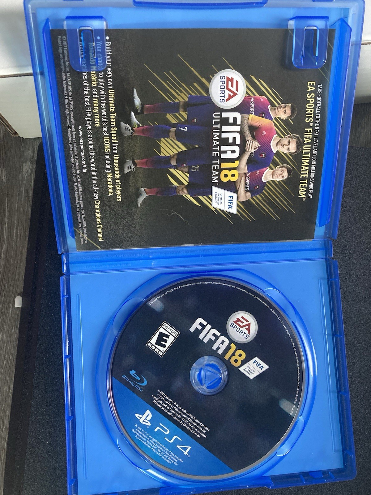 Sony Playstation 4 PS4 FIFA Bundle Console Box Jet Black CUH-2115B TESTED WORKS