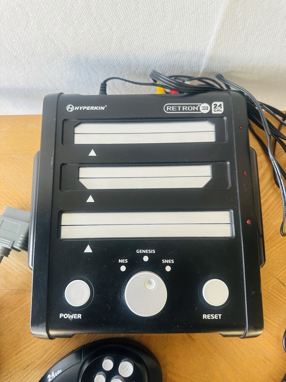 Hyperkin RetroN 3 Black/Gray Console w/ Controllers, AV Cable, Power Adapter