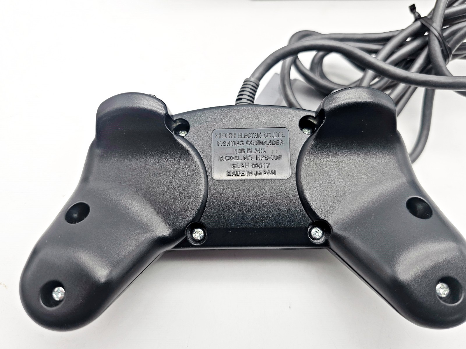 Playstation 1 Controller HORI Fighting Commander 10B Black