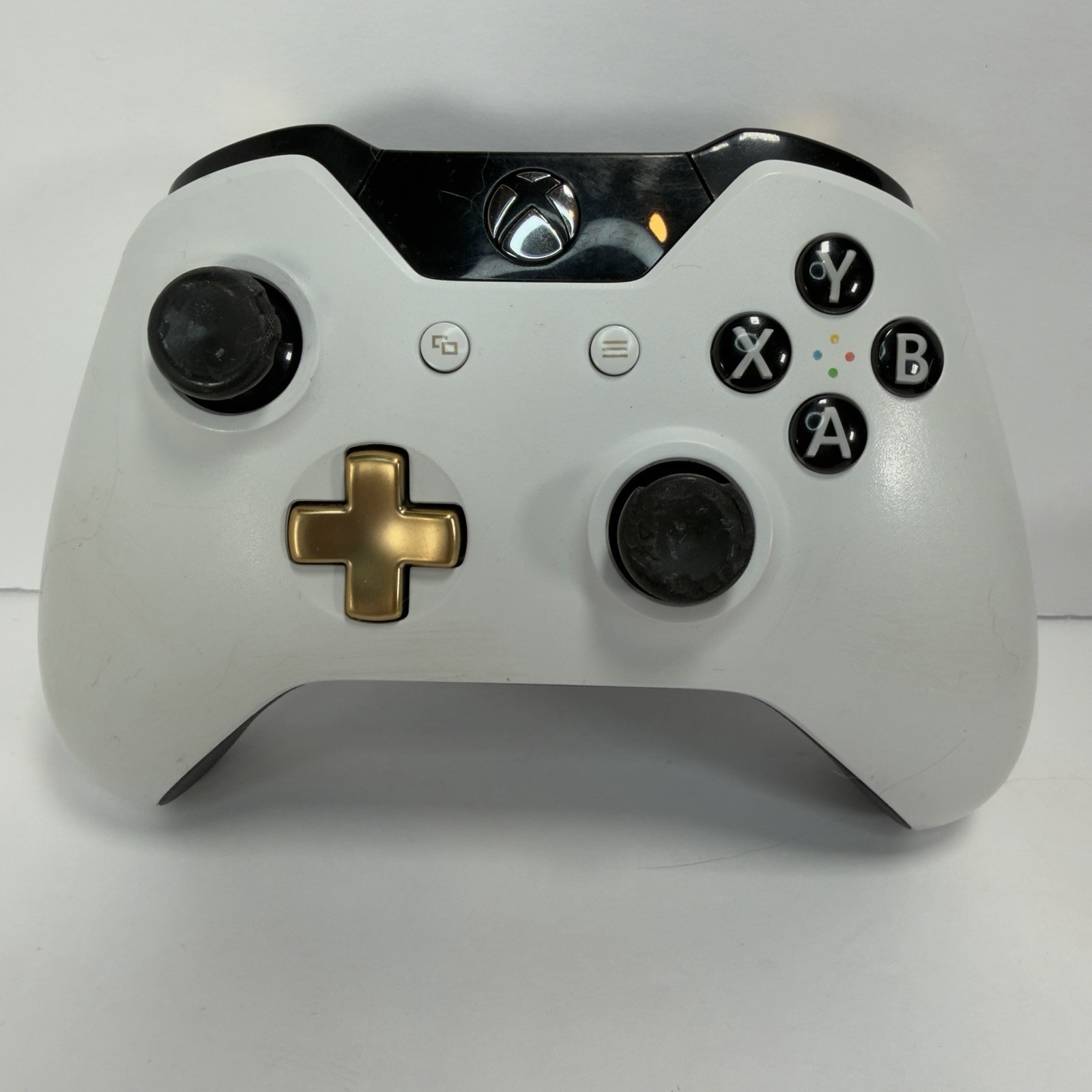 Microsoft Xbox One Console 500GB Bundle White Gold Controller MW3 HDMI Tested