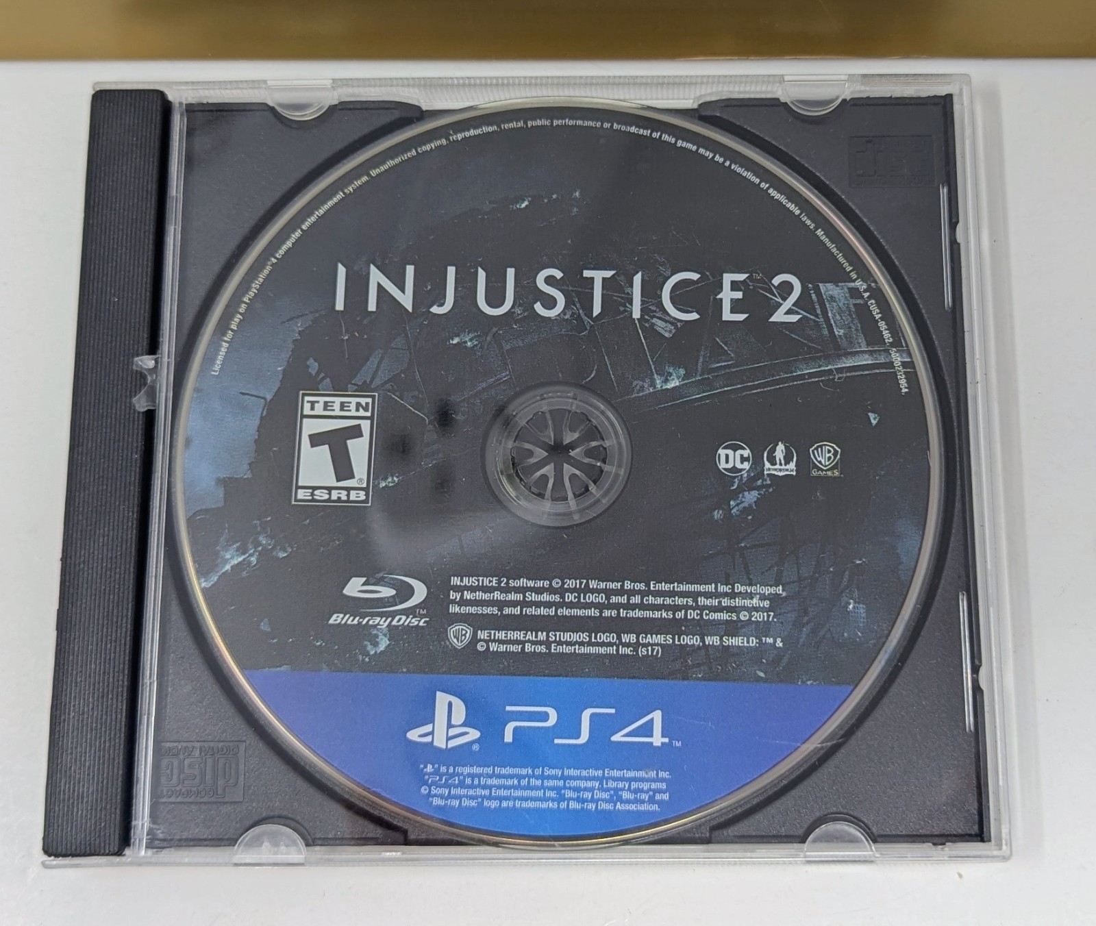 Sony PlayStation 4 PS4 Slim Limited Edition Gold 1TB Console w/ Injustice 2!