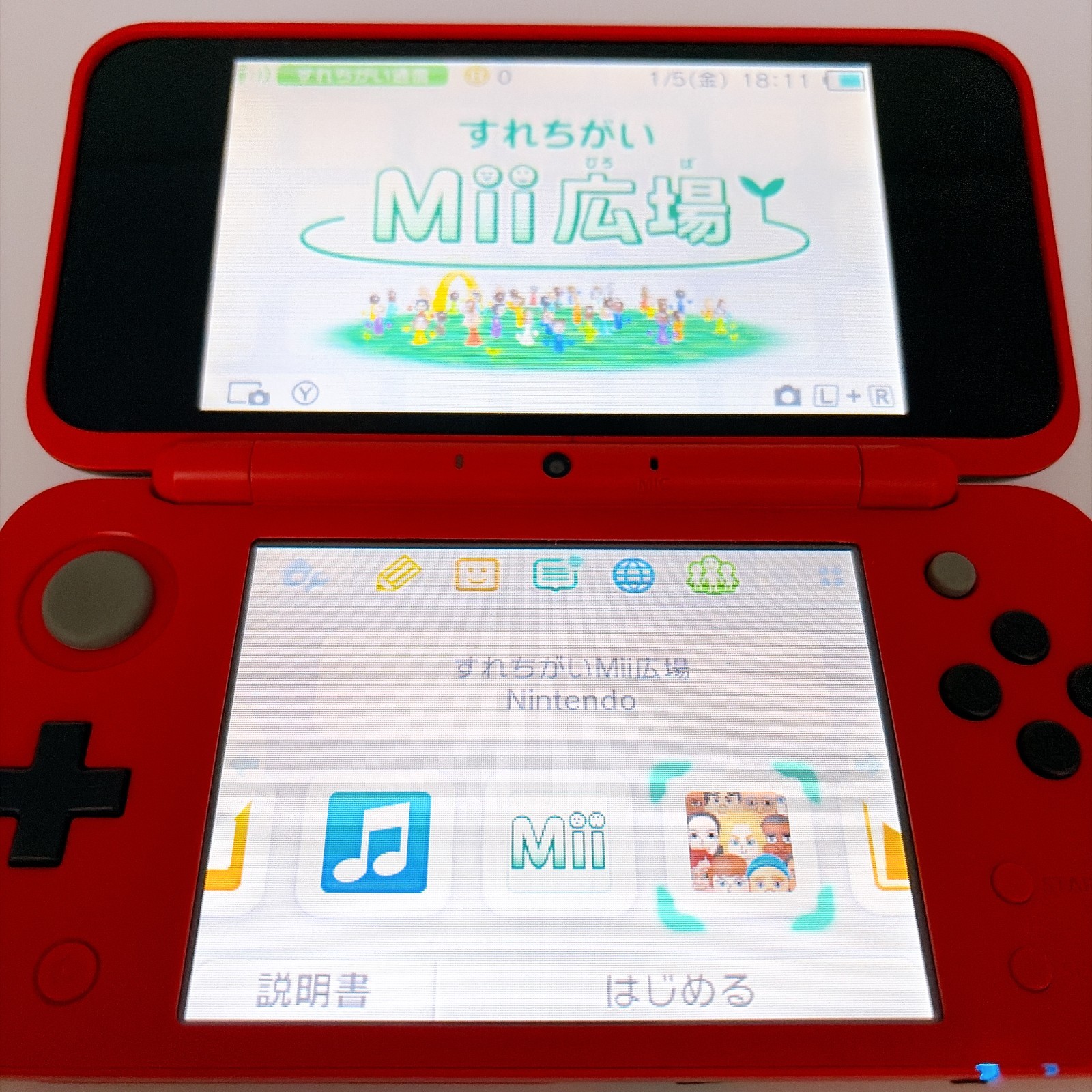 Nintendo new 2DS XL LL Pokemon Monster Ball Edition Red White Japan [Excellent]