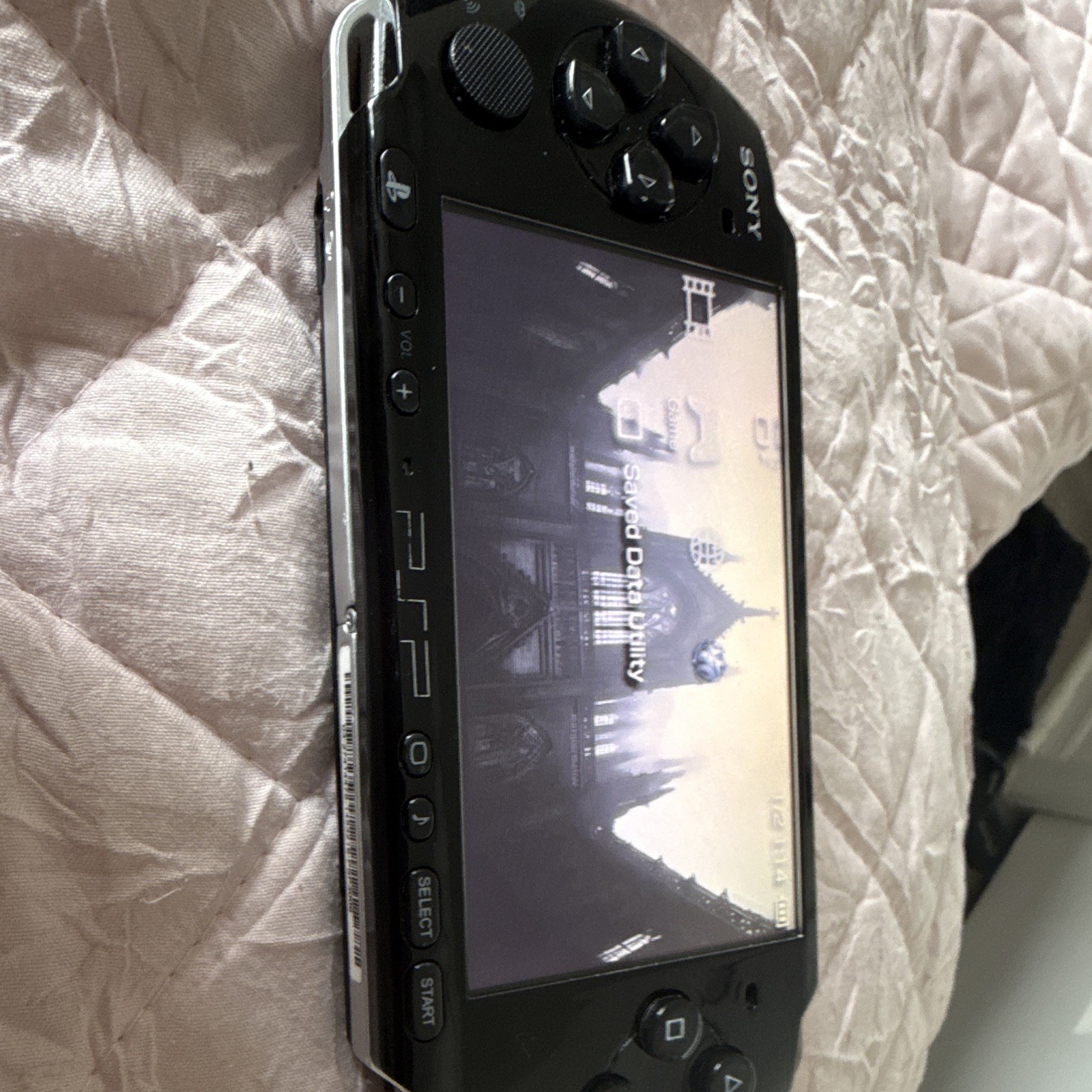 Sony PSP-3000 Black Handheld System, Region Free, UMD Compatible, USB