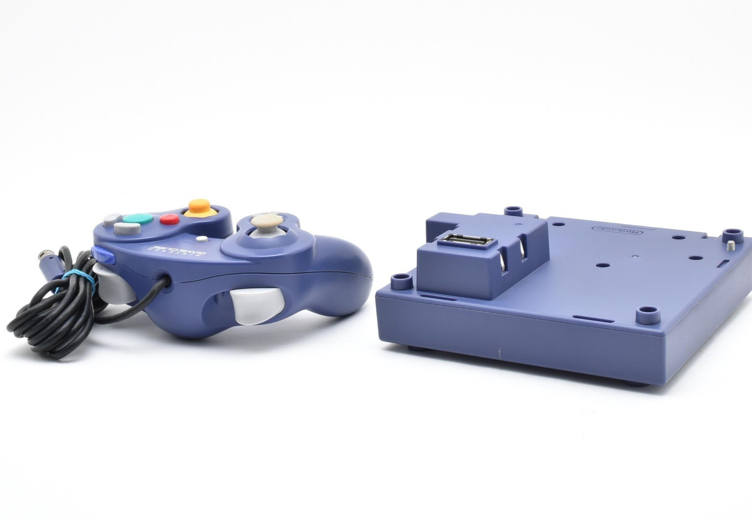 Nintendo GameCube Console Controller Violet Purple w/Gameboy Player Set Japan JP