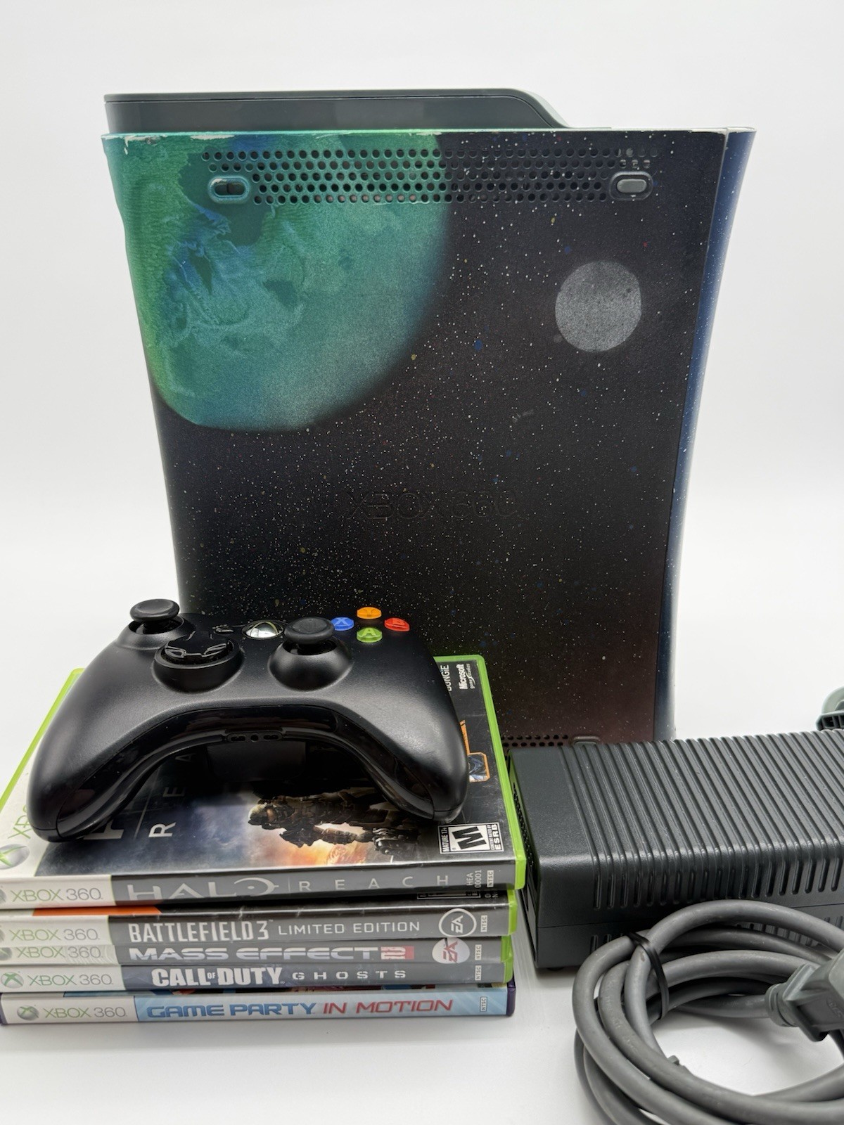 Xbox 360 20GB w/ Custom Paint Job, Controller, 5 Games & New Thermal Paste