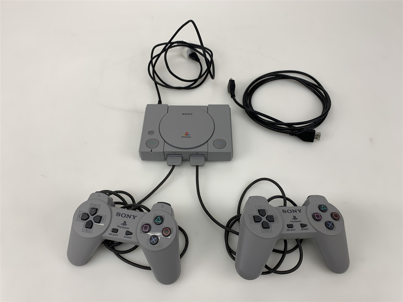 Sony Play Station Classic SCPH-1000R Console with 2 Controllers