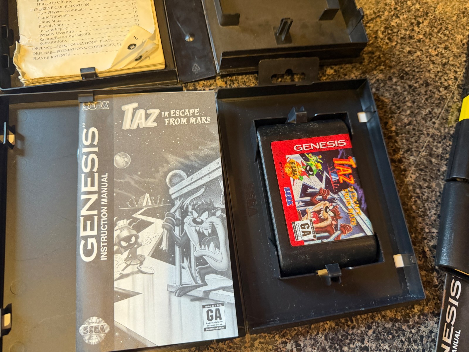 Sega Genesis Model 1 Console Bundle 2 Controller, 12 Games, & Power/Av Cables!