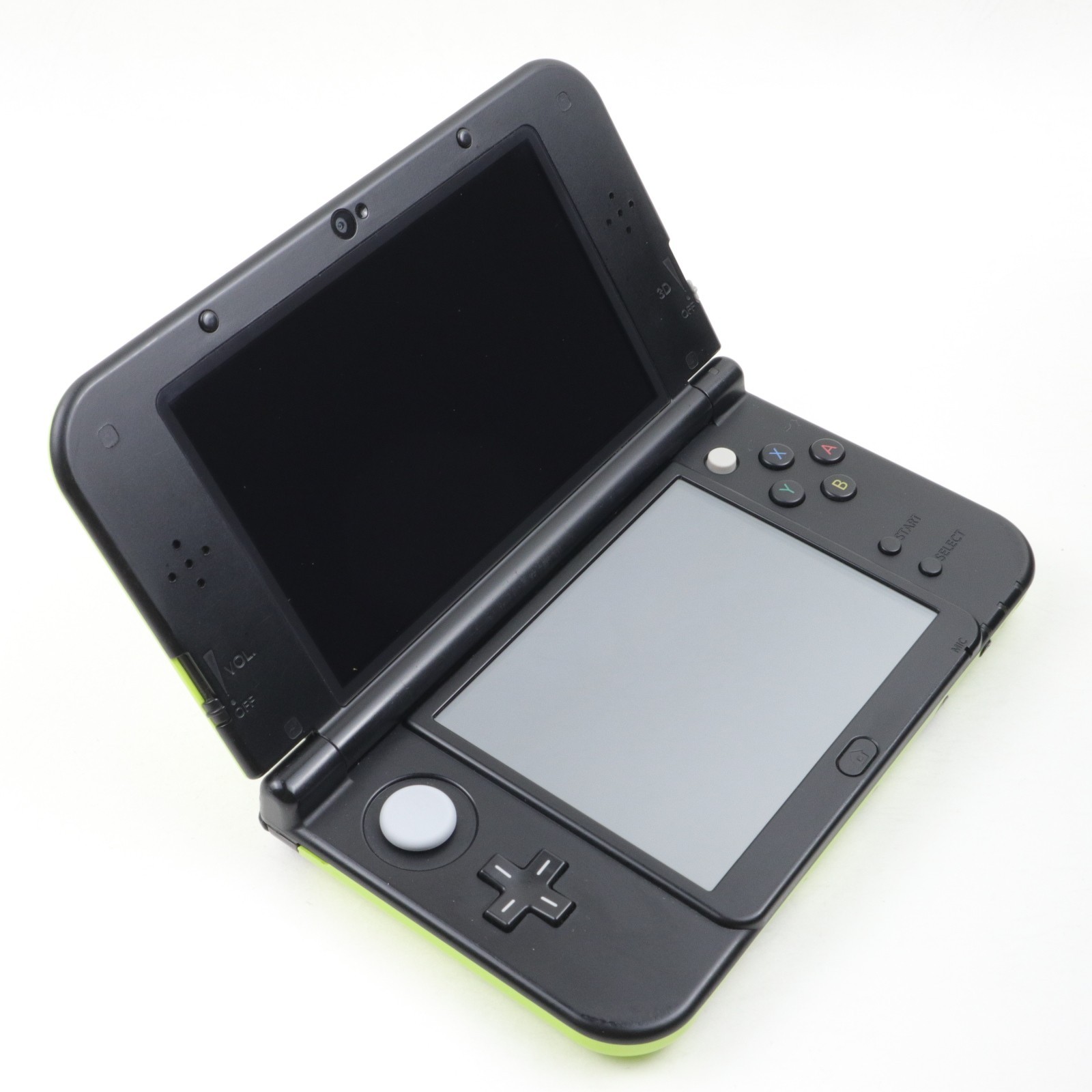New Nintendo 3DS XL LL Console Lime Black Excellent / Region Free